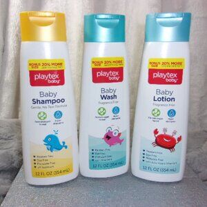 M-48 (NEW) SET OF 3 PLAYTEX BABY BATH ITEMS